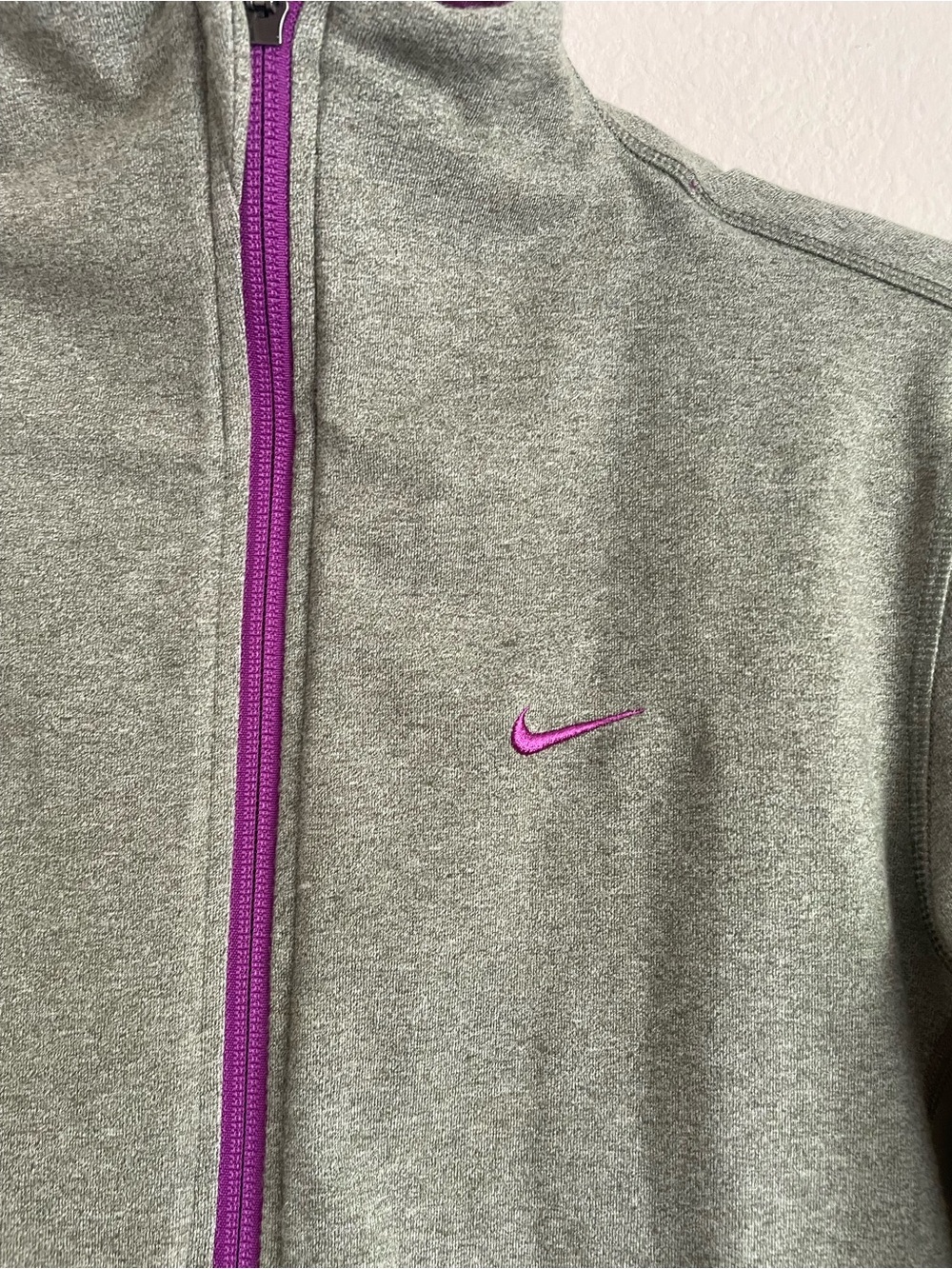 Nike Olive Green & Purple Zip-Up Jacket - size medium - Picture 3 of 6